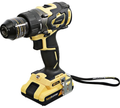 Дрель аккумуляторная Hanskonner HCD1865BL