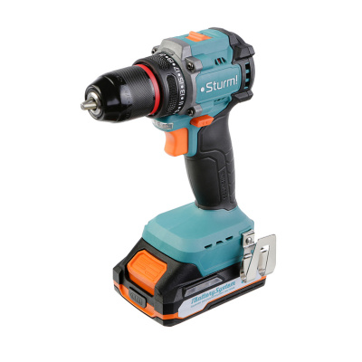 Дрель аккумуляторная Sturm!, б/щ, 18В, 1BatterySystem, 60Нм, 2х2.0Ач, кейс CD1860BL