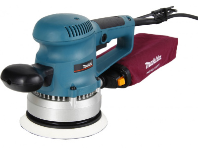 Шлифмашина эксцентриковая MAKITA ВО6030 (310Вт, 150мм, раб. ход3мм, рег. скорости, 2,3кг)