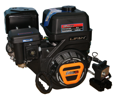 Двигатель Lifan KP460Е ECC 18А 22 л.с. катушка 18А, вал 25мм