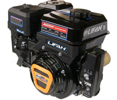 Двигатель Lifan KP230E 7A (170F-2ТD-7A) (8 л.с., ручной/электрический стартер, вал 20мм, катушка 7A)