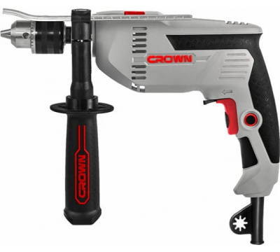 Дрель ударная CT10128/600 Вт/0-2800 об.мин/0-44800 уд.мин/ЗВП 1,5-13 мм//CROWN