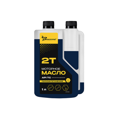 Масло BEEZONE 2-т п/син API TC 1л синее (в дозаторной канистре) 33748