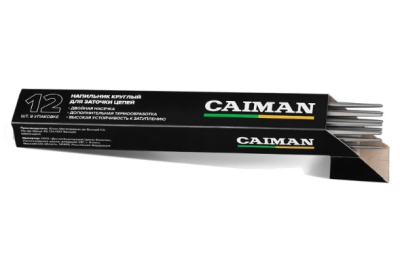 Напильник для заточки цепей, круглый, 4,8 мм, Caiman 