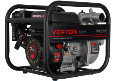 Мотопомпа Verton WP 50/600 (7л.с/212см3,50мм/2",600л/мин,36м3/ч,h8м/26,d8мм) 01.17548.17552