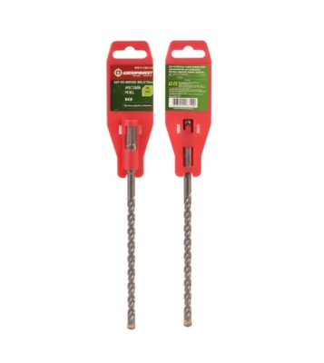 Бур SDS+, БОЕКОМПЛЕКТ, 8х210 крестовой резец ВК8 спираль S4 B9019-C08-210