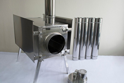 Печь БЕРЕГ для палатки "Экономка С" средняя