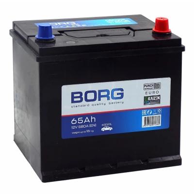 Батарея аккумуляторная BORG Standart 65D23L