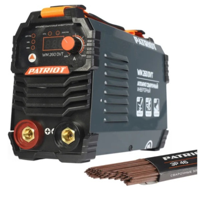 Аппарат сварочный инверторный PATRIOT WM260DVT MMA, 605302026