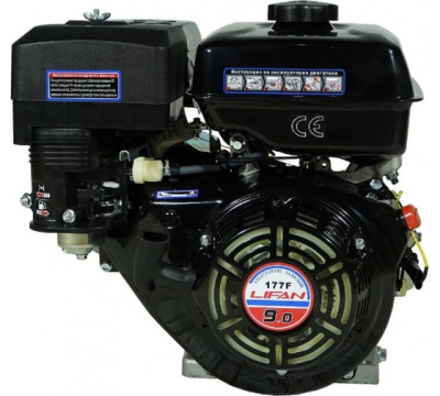 Двигатель Lifan 177F (9 лс, 25мм, ручной запуск)