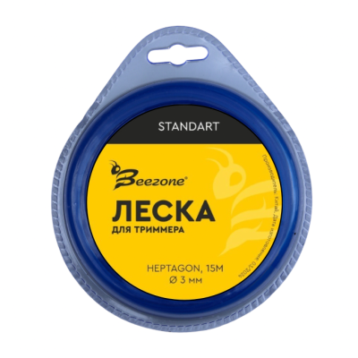 Леска BEEZONE STANDART 3.0*15м Heptagon H3015B