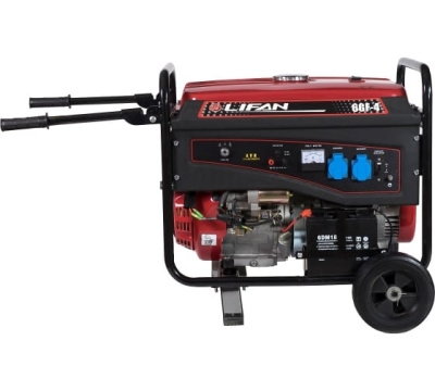 Генератор бензиновый Lifan 7000EA (дв. 190FD, 220В, 6.5кВт, розетка под автозапуск)